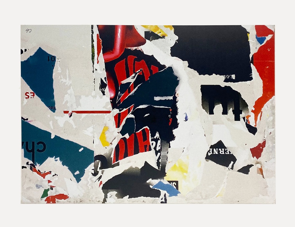 Urban Collage: Layered Street Poster Fragments