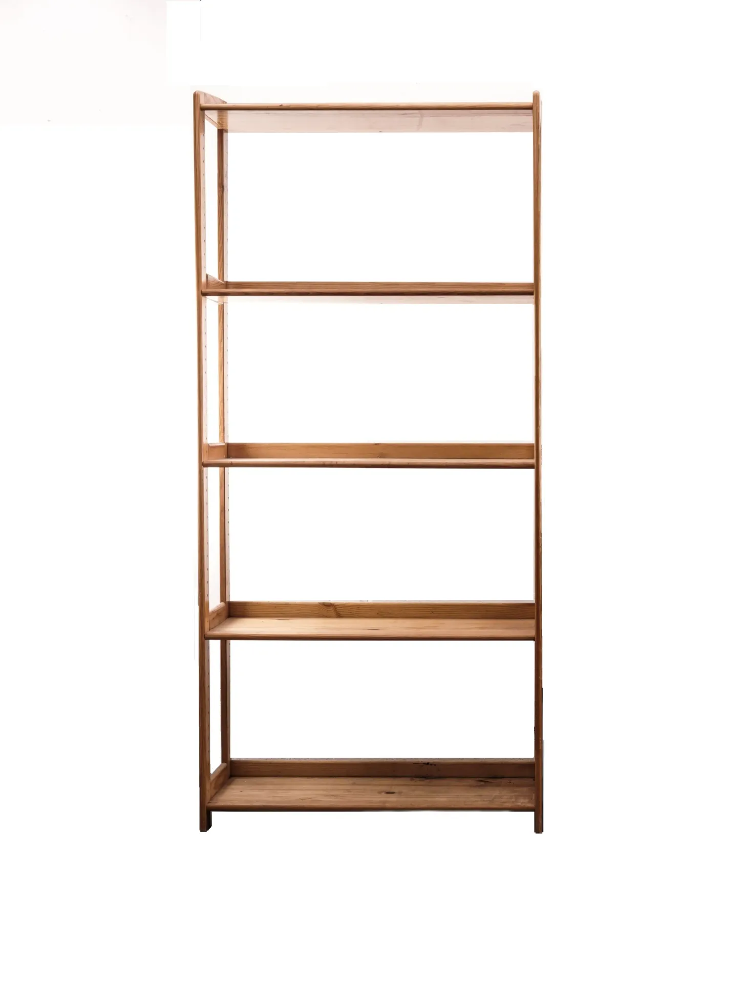 Rustic Wooden Shelving Unit Duo
