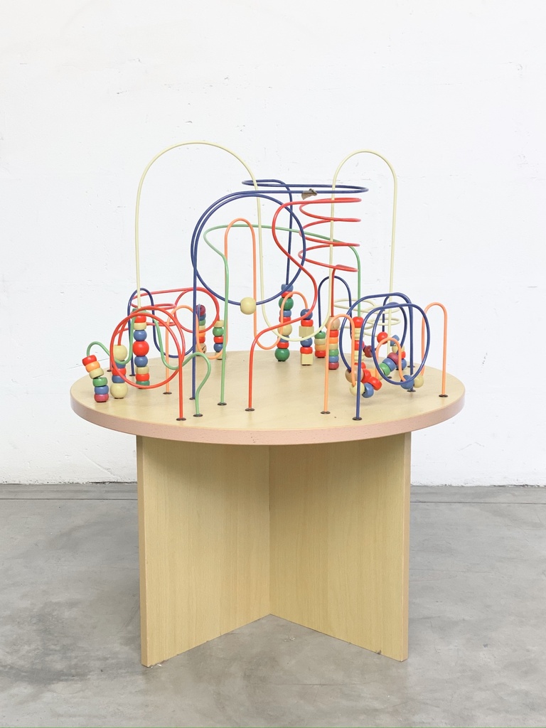 Wooden Bead Maze Table