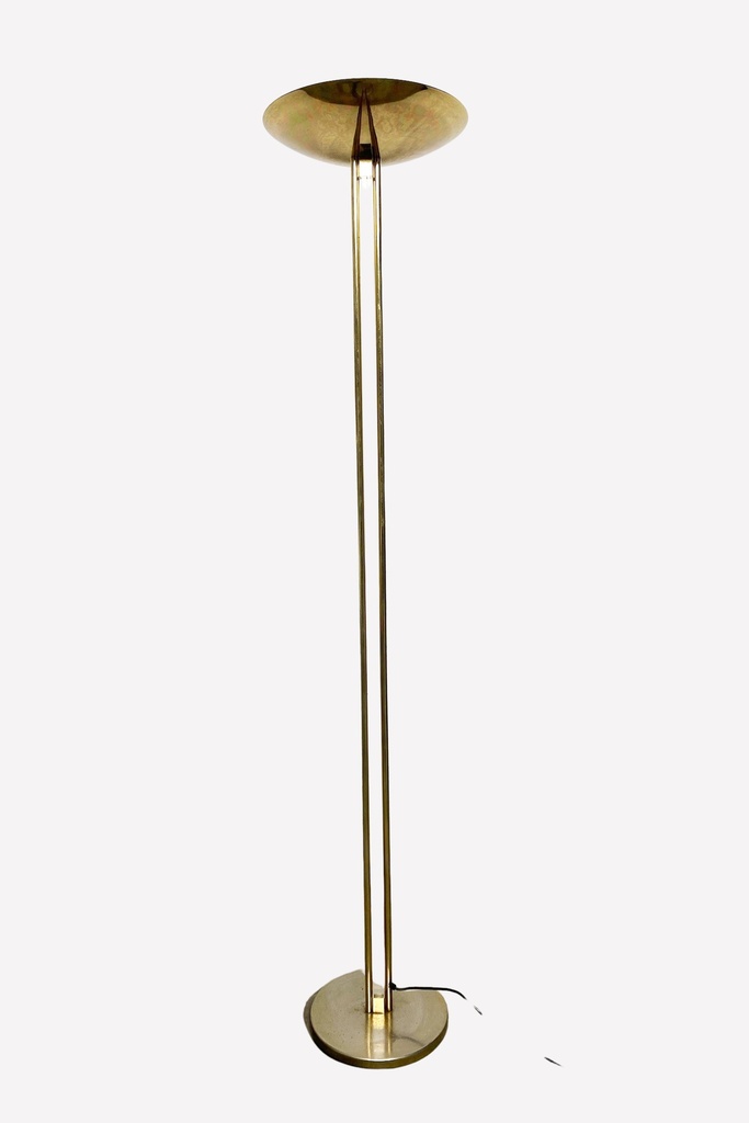 Brass Modern Torchiere Floor Lamp