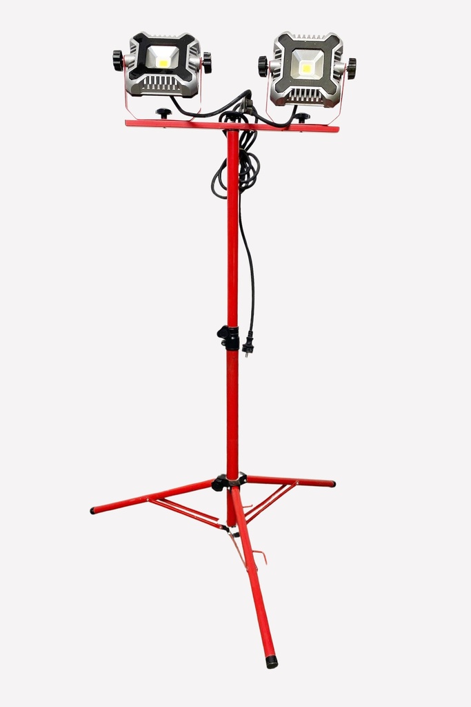 Red Tripod Dual LED Work Light
