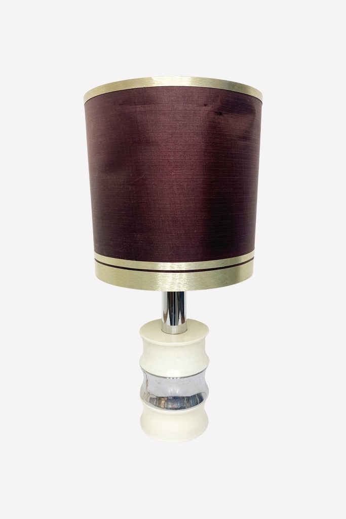 Modern Ivory Base Table Lamp