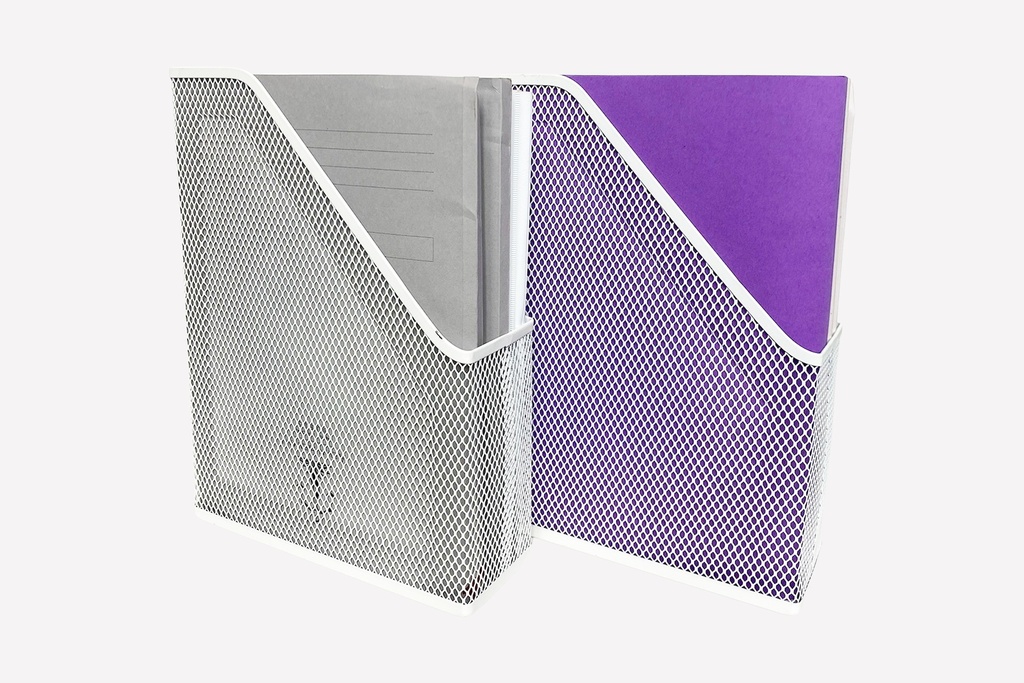 Modern Mesh Magazine Holders