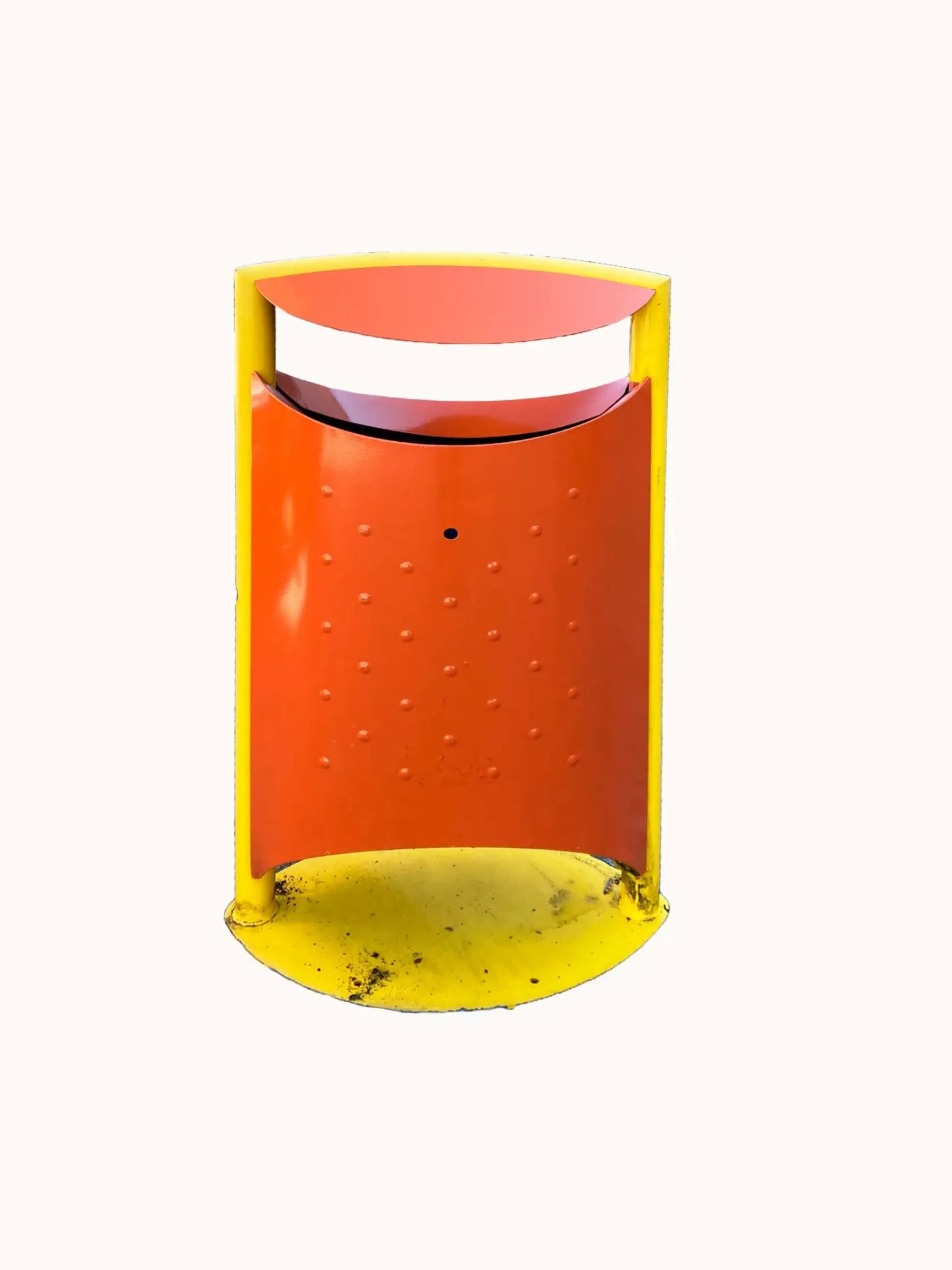 Bright Urban Trash Bin