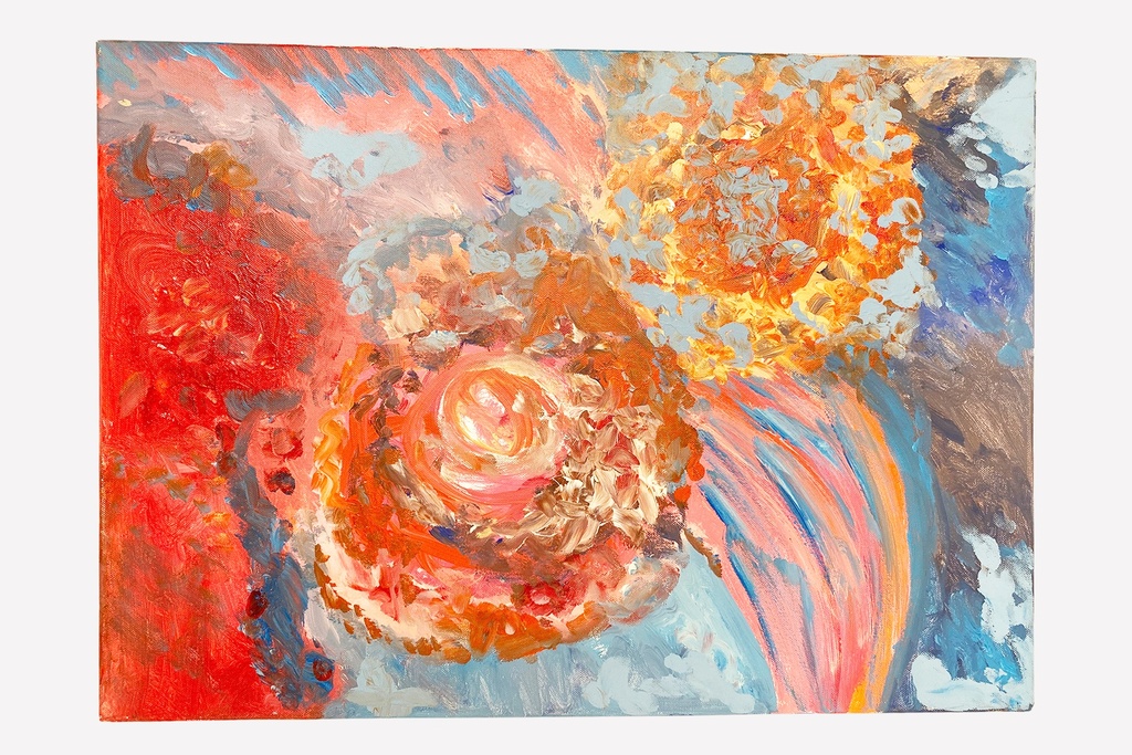 Abstract Sunburst Explosion