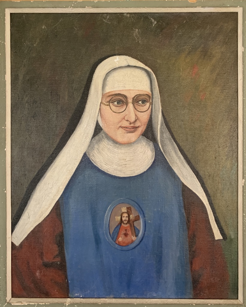 Portrait of a Nun with Sacred Heart Emblem