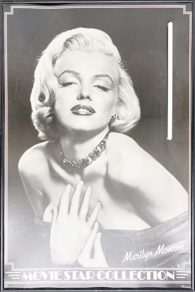 Marilyn Monroe Movie Star Collection Poster with Elegant Necklace