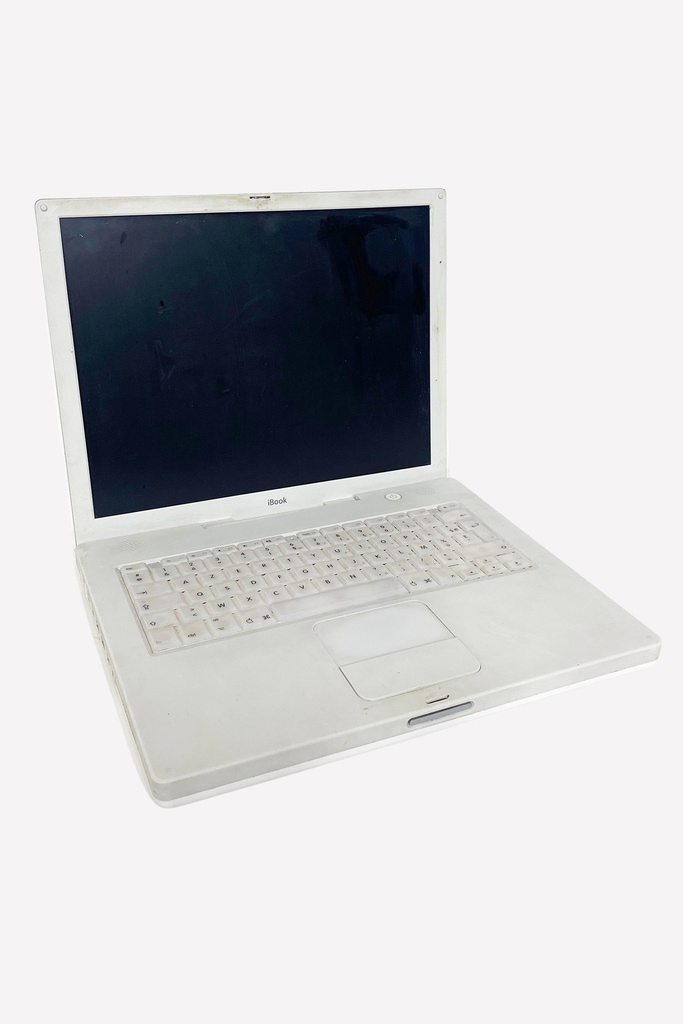 Vintage White Apple iBook G4 Laptop