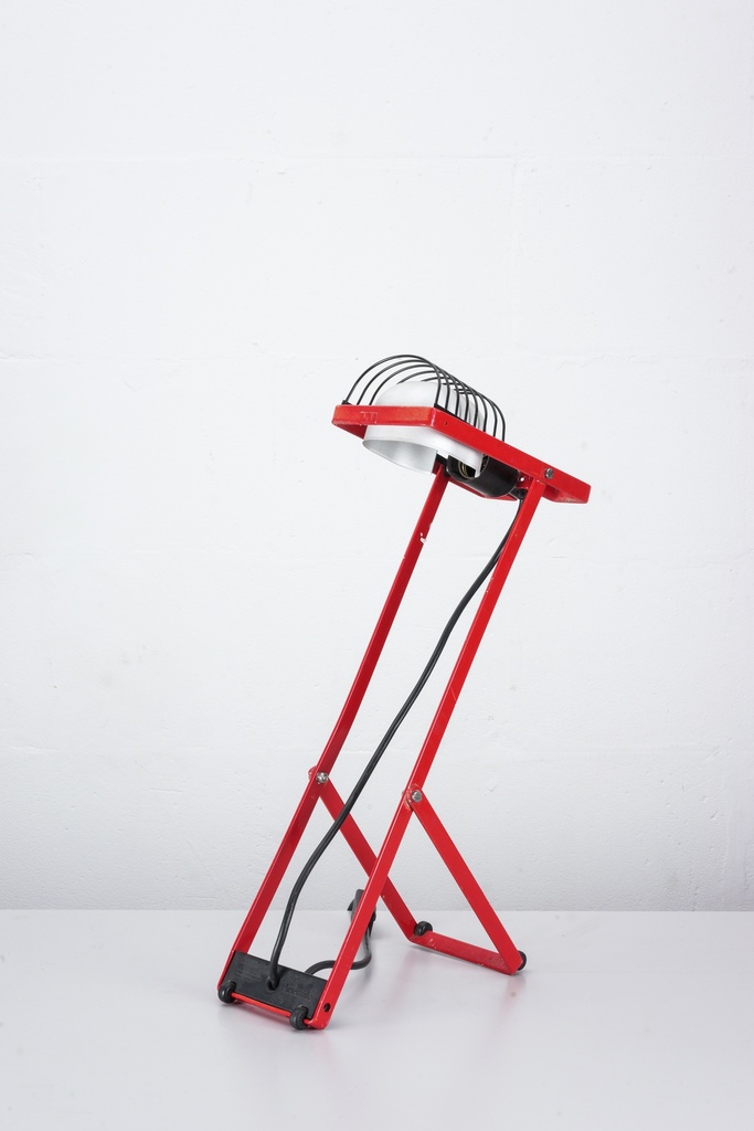 Red Folding Industrial Work Lamp