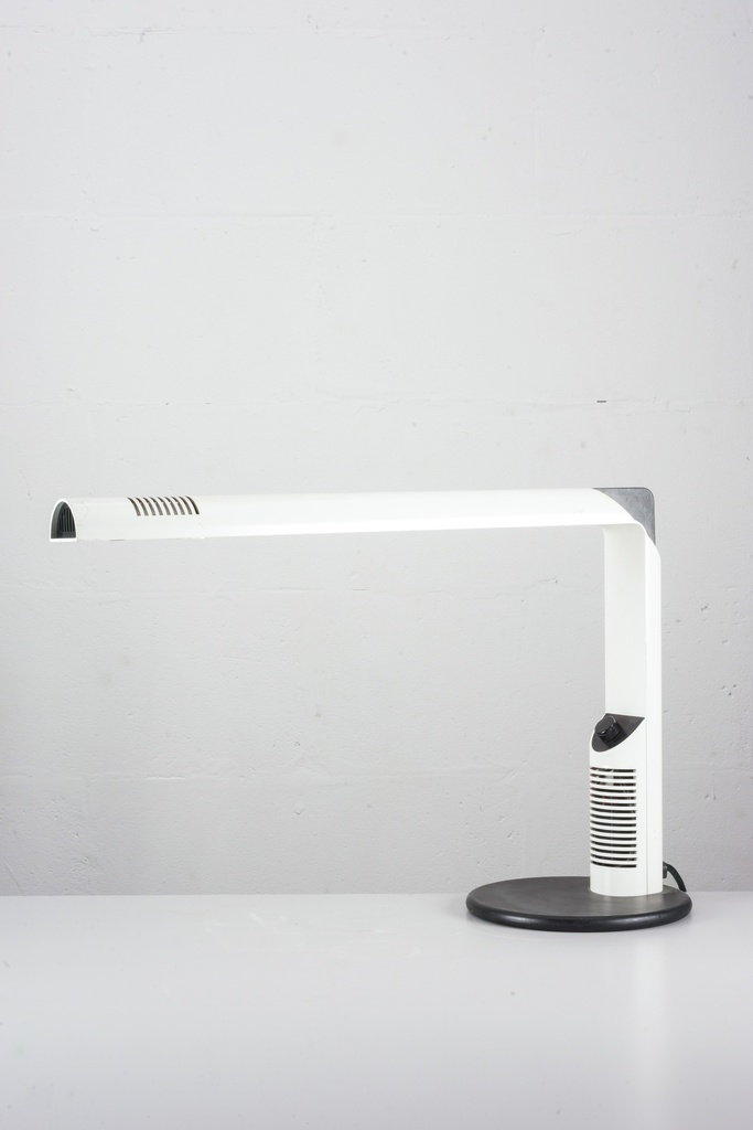 Minimalist Modern Desk Lamp with Vent Detailing