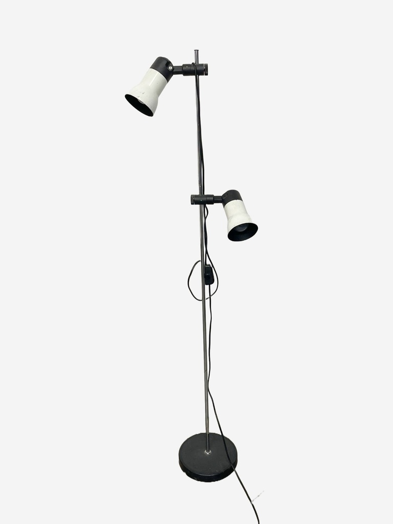 Vintage Dual-Head Adjustable Floor Lamp