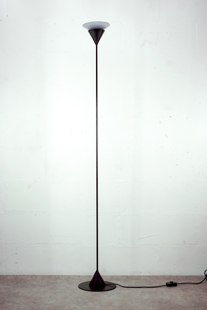 Minimalist Black Torchiere Floor Lamp
