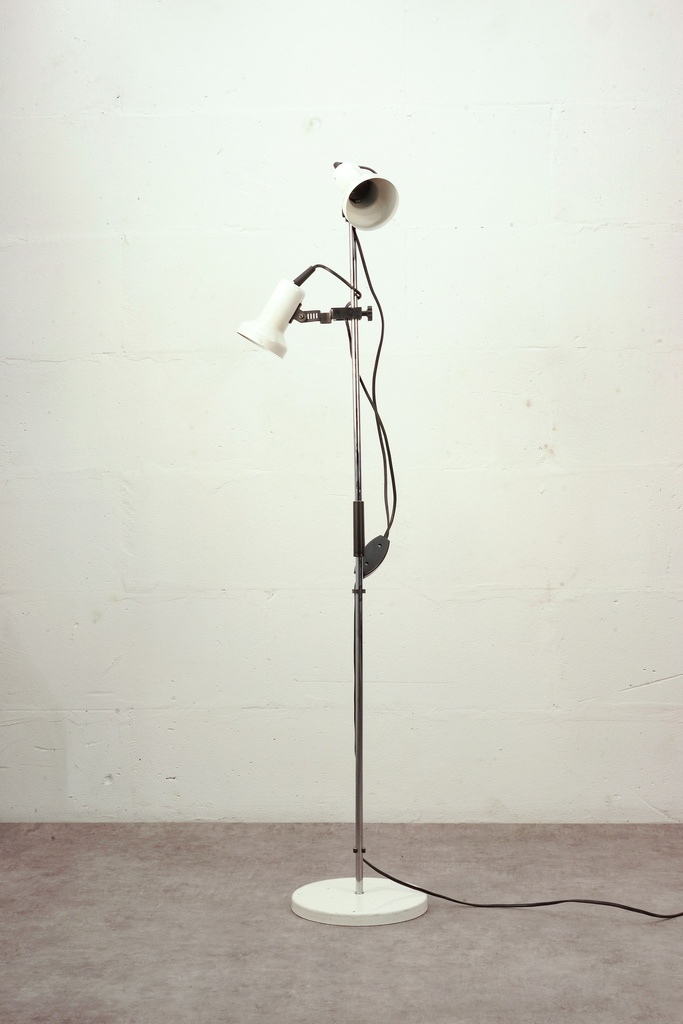 Minimalist Dual-Head Floor Lamp