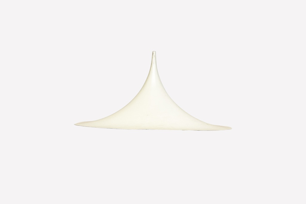 Minimalist White Sculptural Pendant Light Shade