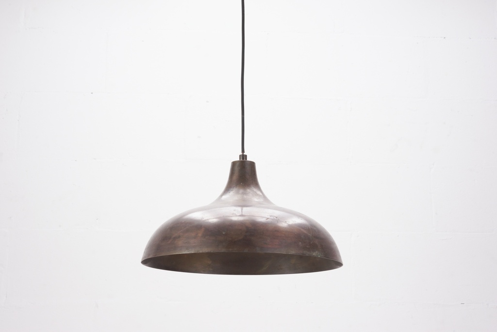 Industrial Aged Copper Pendant Light