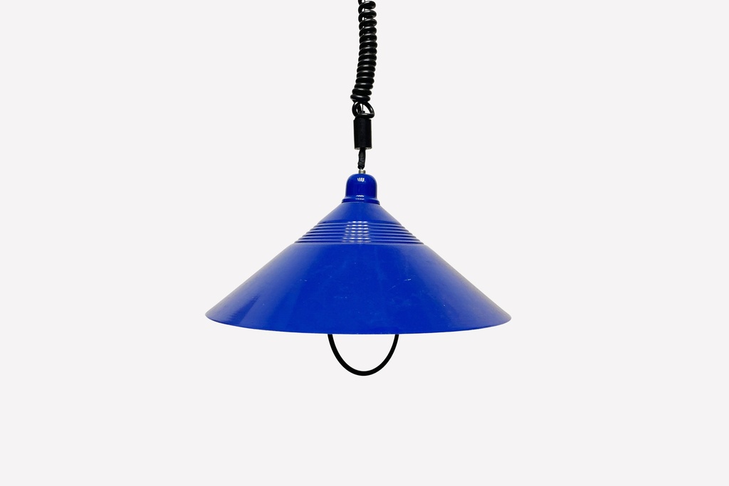 Retro Blue Cone Pendant Lampshade