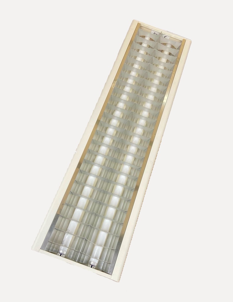 Industrial Fluorescent Ceiling Light Fixture