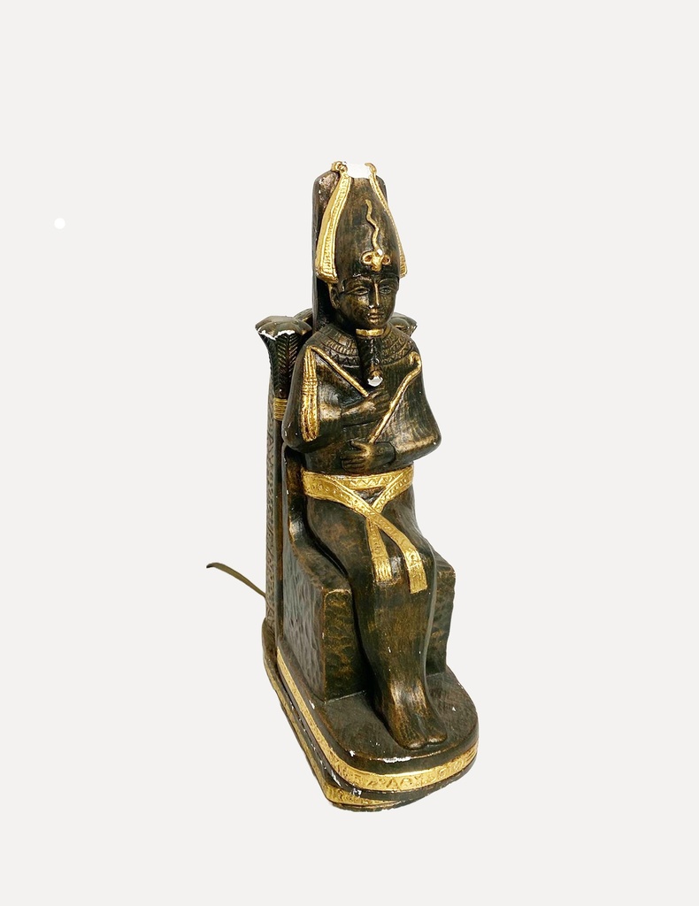 Ancient Egyptian Seated Deity Figurine