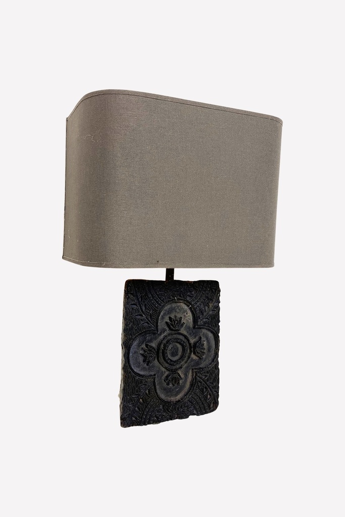 Charcoal Floral Accent Wall Sconce