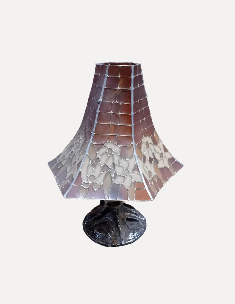 Art Nouveau Stained Glass Table Lamp