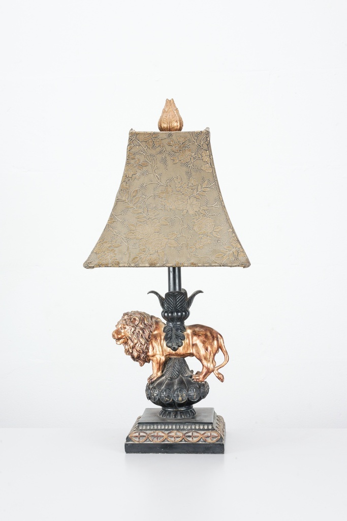 Regal Lion Accent Table Lamp