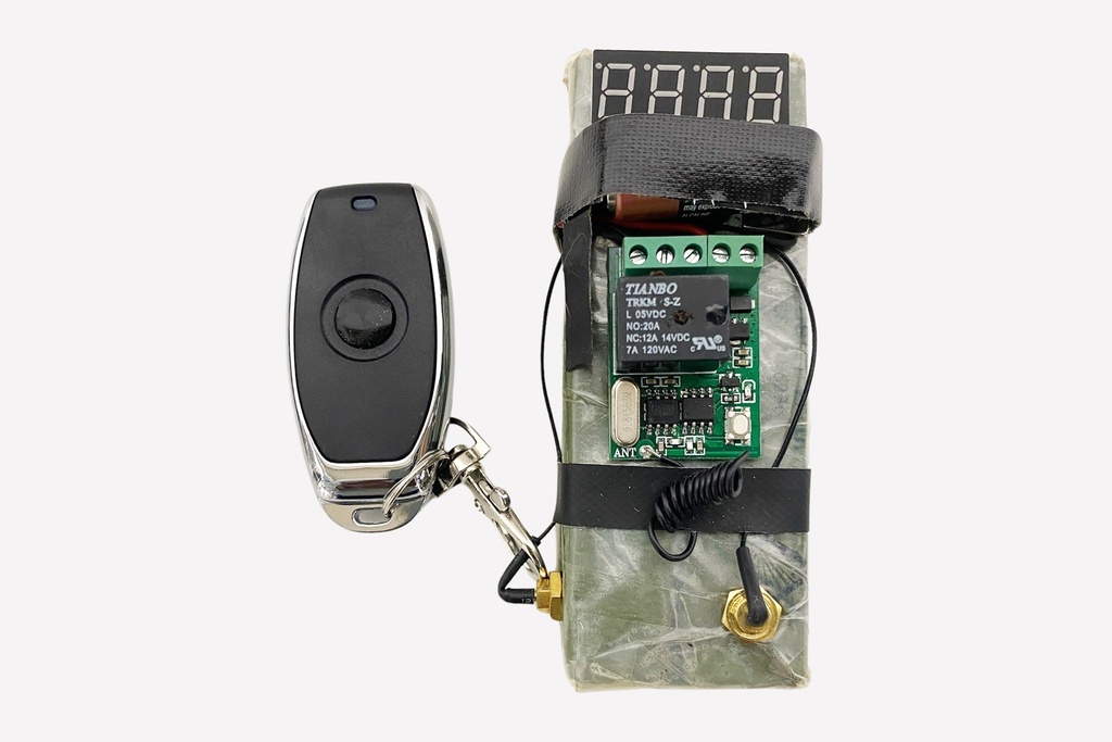 Remote Detonator Prop with Countdown Display