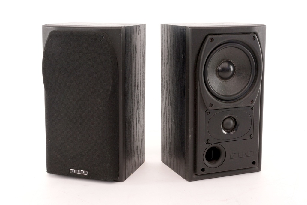 Mission Black Bookshelf Speakers