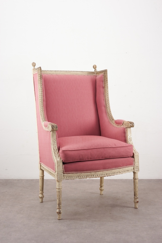 Regal Pink Upholstered Armchair