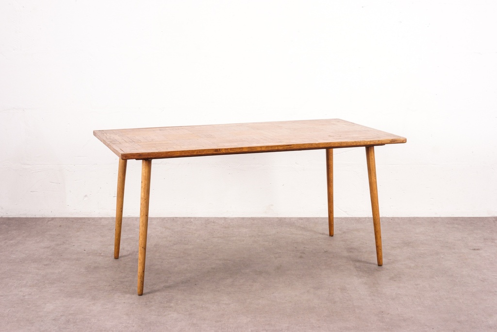 Mid-Century Minimalist Wooden Dining Table