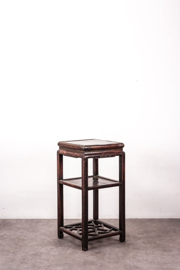 Vintage Wooden Three-Tier Display Stand