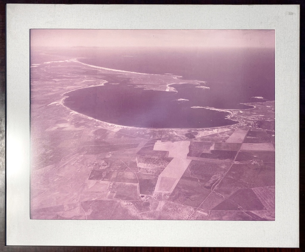 Dusky Aerial Coastal Landscape