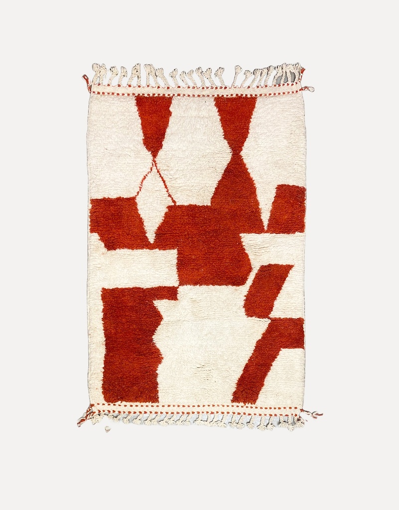 Rustic Geometric Fringe Area tapestry