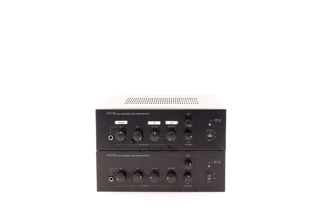 Dual Professional Audio Amplifiers