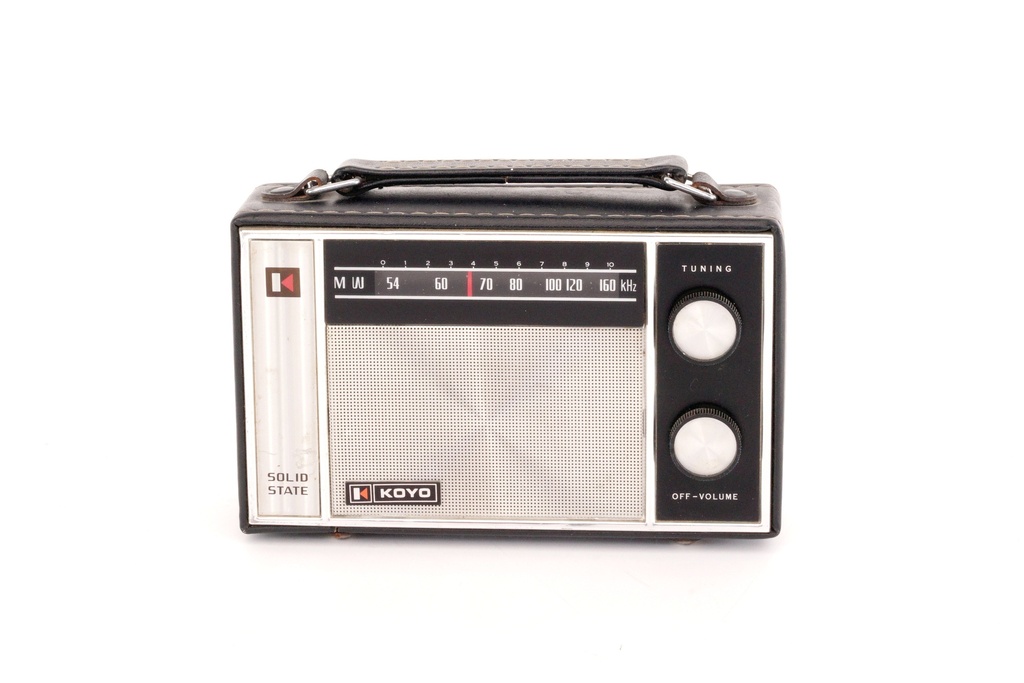 Vintage Black Portable Transistor Radio