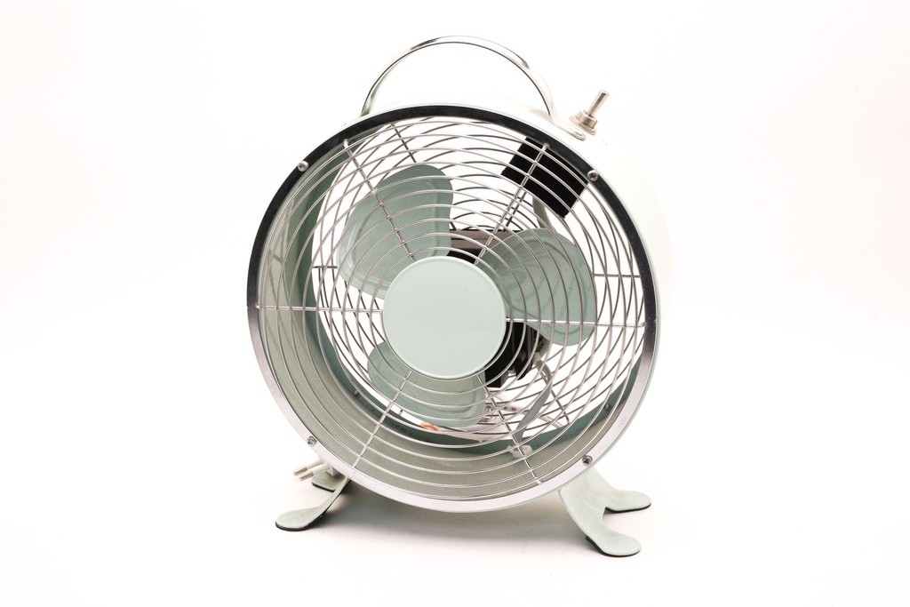 Retro Mint Green Table Fan