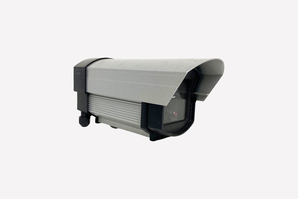 Silver Surveillance Security Camera Prop