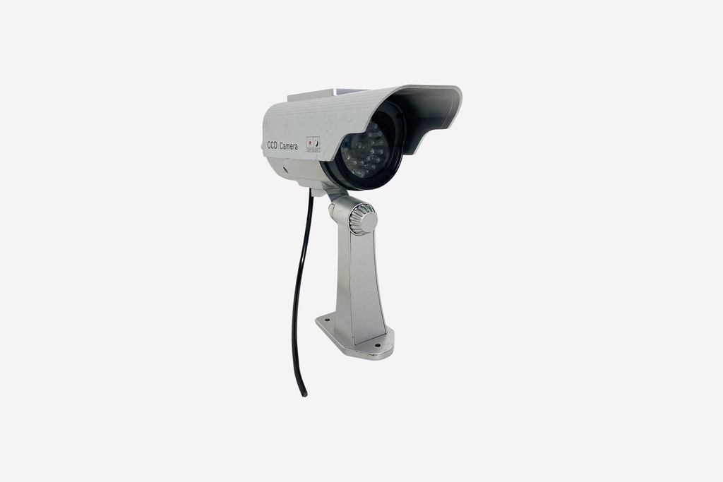 Silver Surveillance Camera Prop