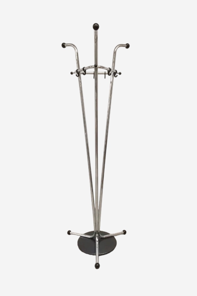 Mid-Century Modern Chrome Coat Rack
