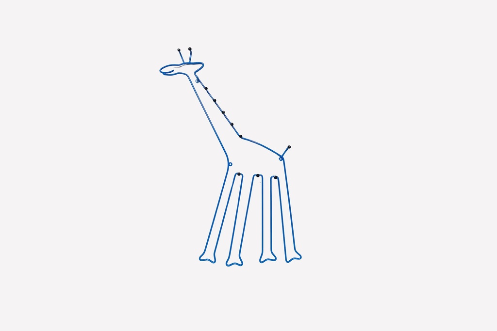 Wireframe Giraffe Blueprint