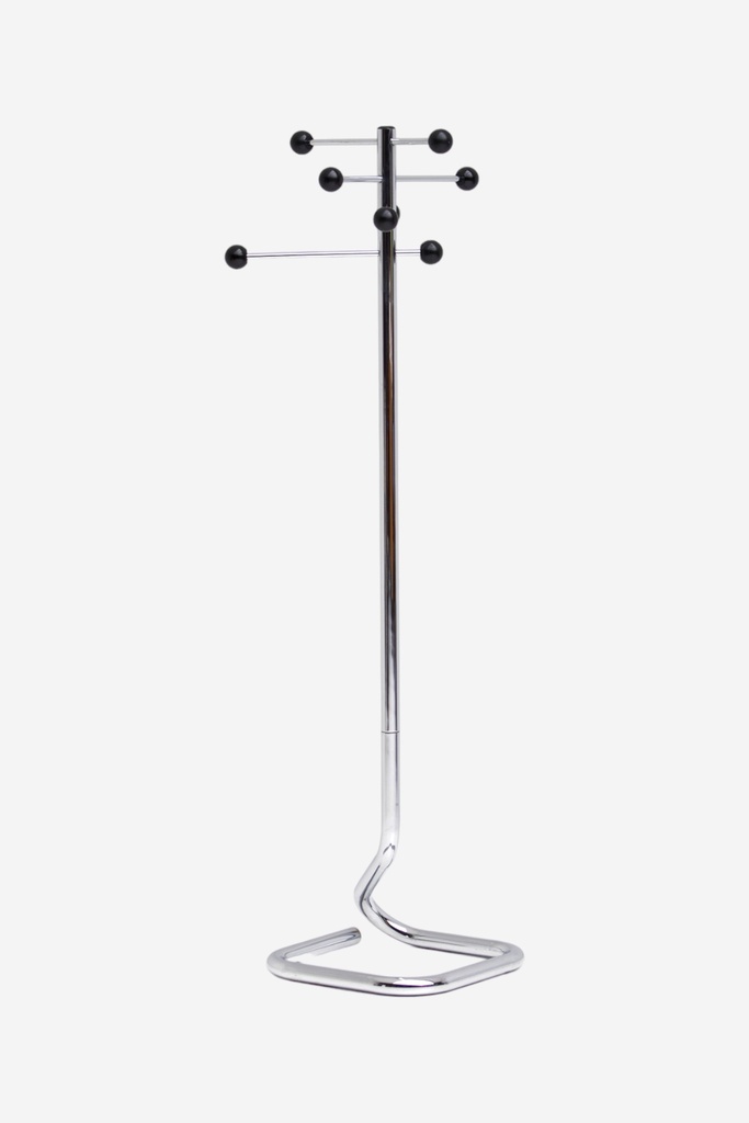 Modern Chrome Abstract Coat Rack