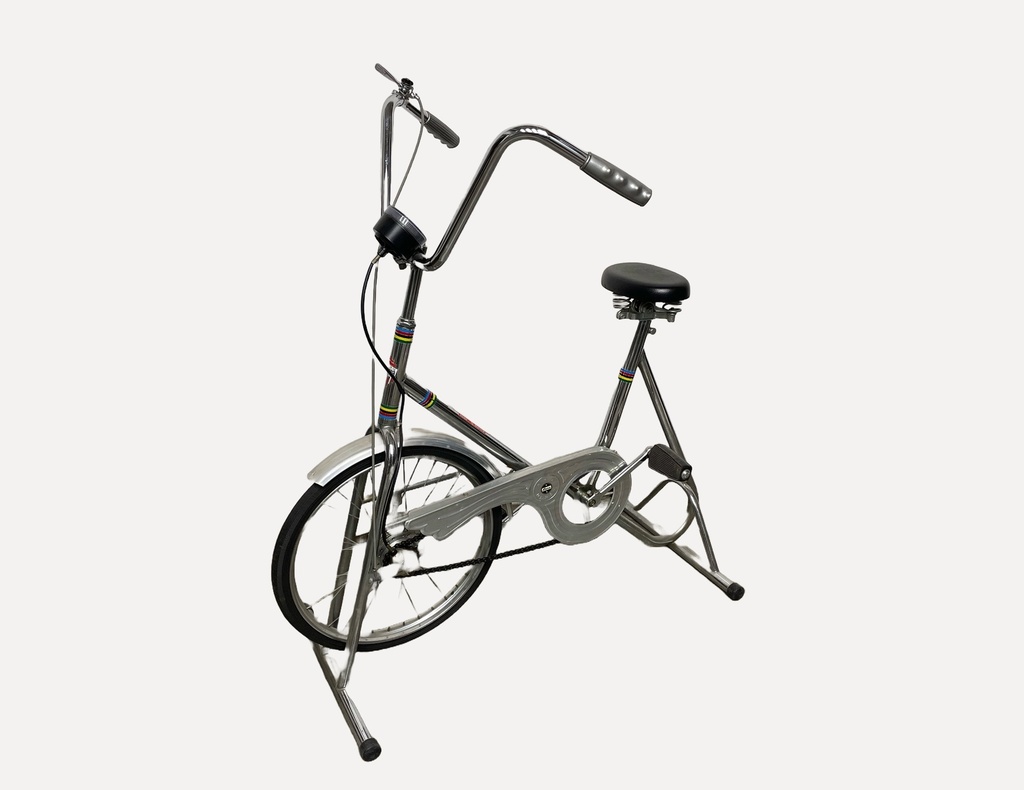 Retro Chrome Exercise Bicycle