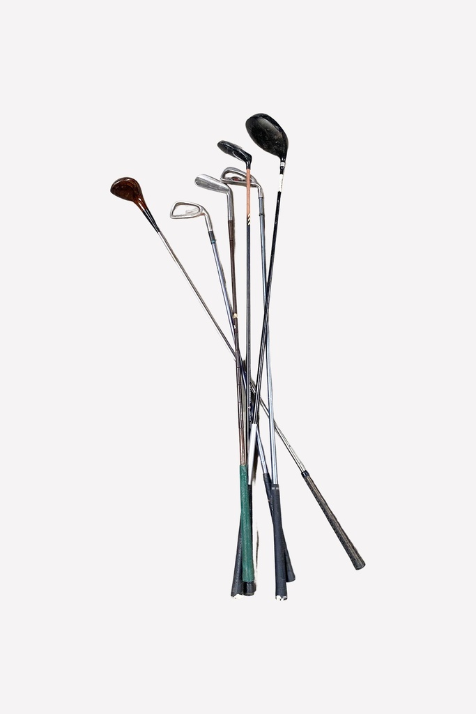 Vintage Assorted Golf Clubs Set