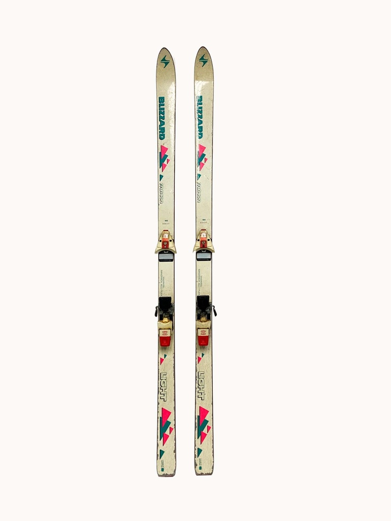 Retro Blizzard Alpine Skis with Bindings