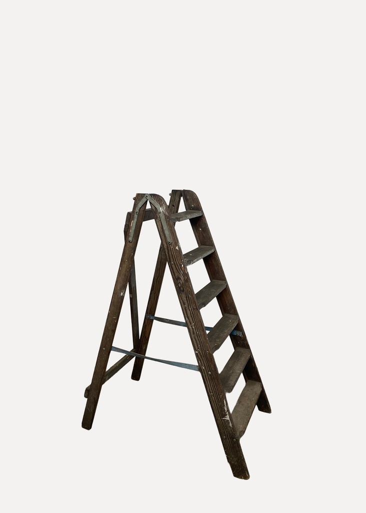 Vintage Wooden Step Ladder