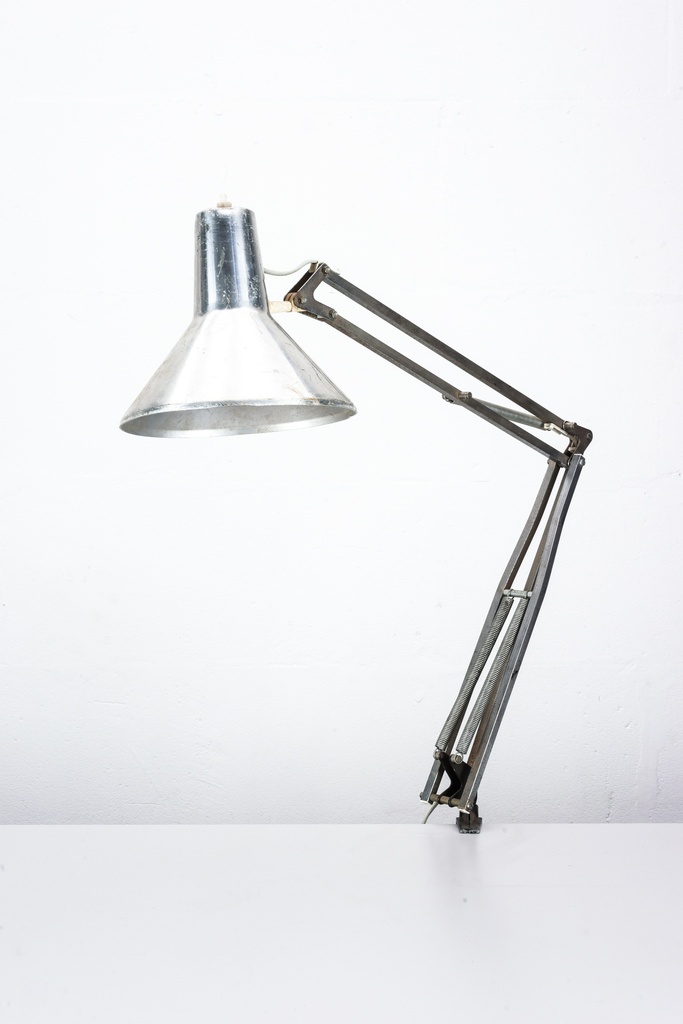 Industrial Adjustable Task Lamp with Metal Shade