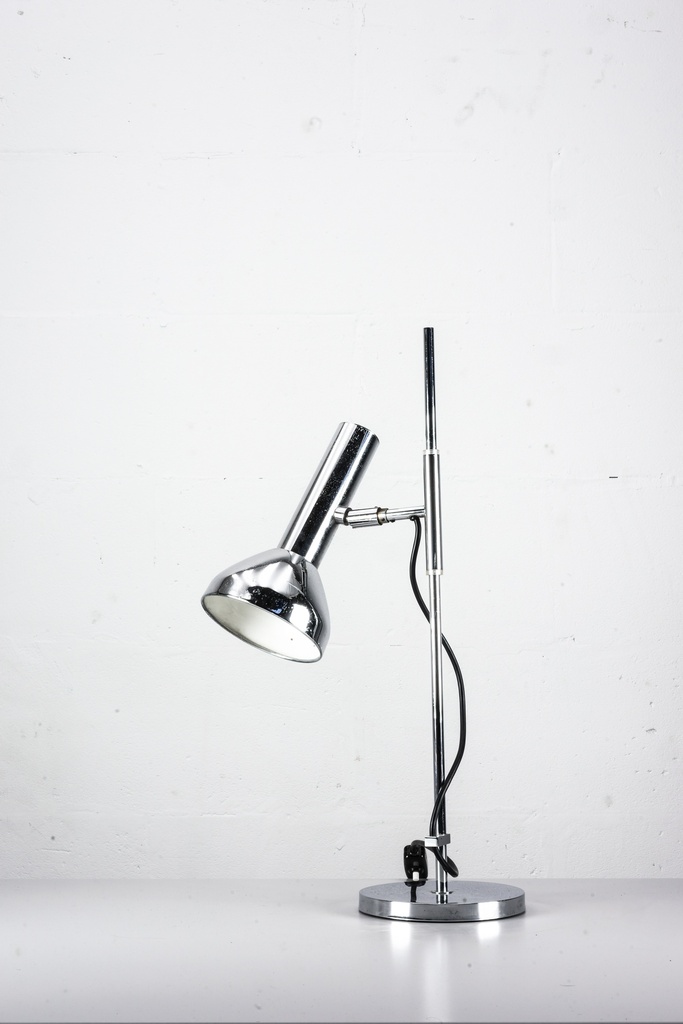 Mid-Century Modern Chrome Desk Lamp