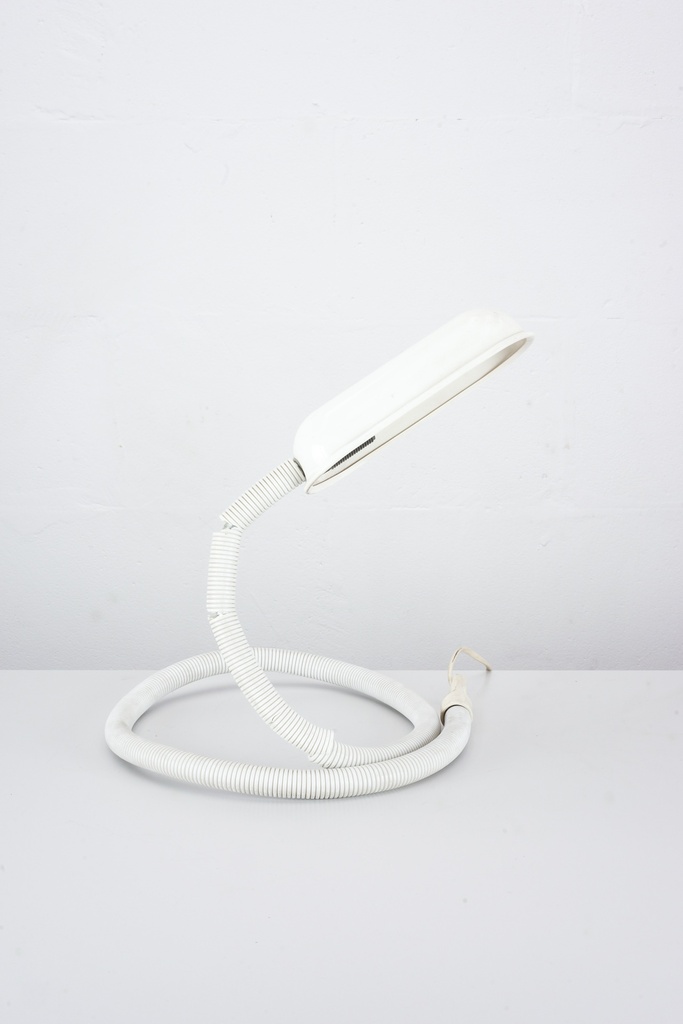 White Flexible Gooseneck Desk Lamp