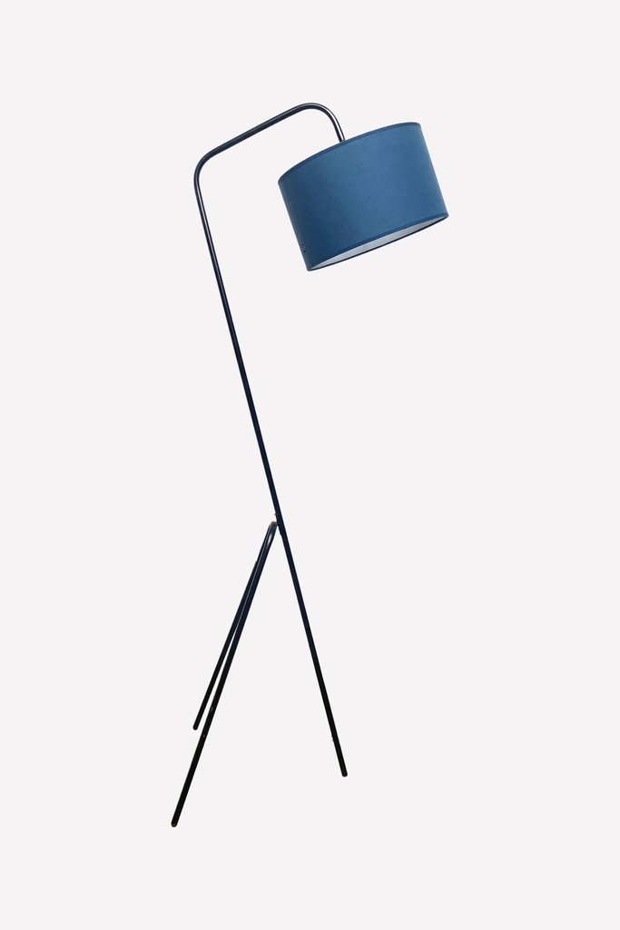 Midnight Blue Modern Floor Lamp