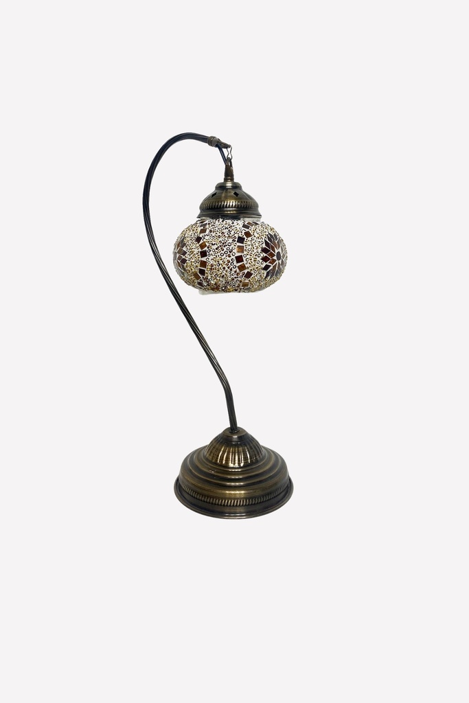 Antique Mosaic Glass Desk Lamp