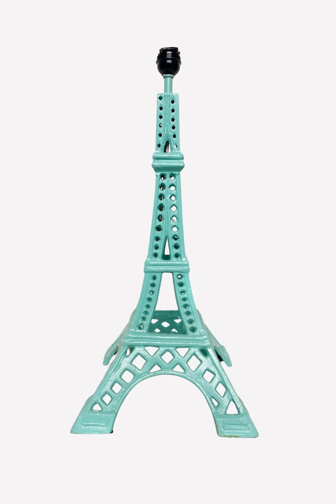Turquoise Eiffel Tower Table Lamp Base